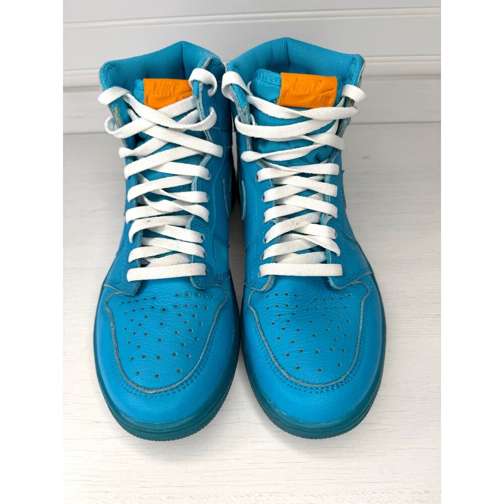 Nike Air Jordan 1 Retro High Gatorade Blue Lagoon AJ5997-455 Men’s 9.5 No Box - Picture 3 of 10